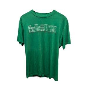 Vintage 80s Baltimore Row House Tee T-Shirt Single Stitch Hanes Fifty-Fifty Sz L